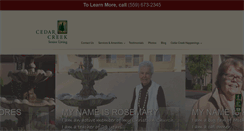 Desktop Screenshot of cedarcreekretirement.com
